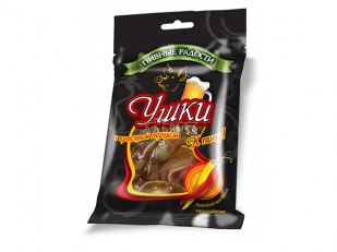 Рыбные снеки: Уши свиные с красным перцем 