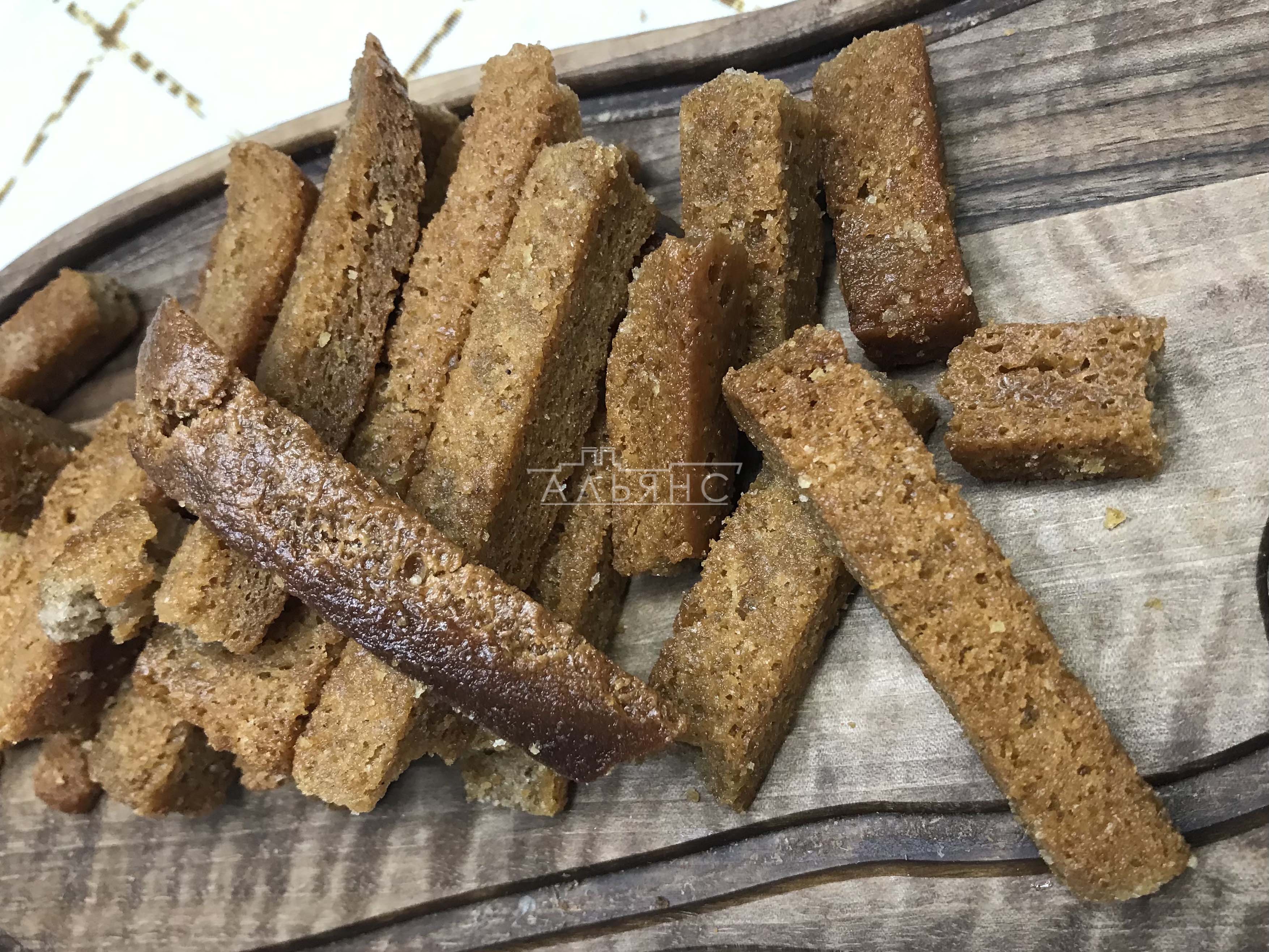 Деревенские гренки с чесноком в Егорьевске