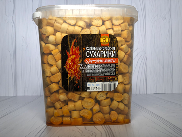 Сухарики с красной икрой в Егорьевске