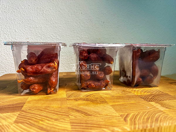 Колбаски МИНИ со вкусом аджики с/к (100 гр) в Егорьевске