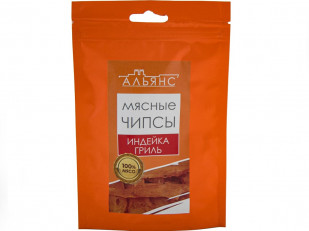 Фрайчизы со вкусом Мексиканские пряности (100 гр.): Мясо (АЛЬЯНС) вяленое индейка 