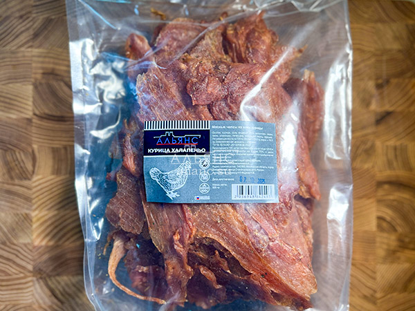 Мясо (АЛЬЯНС) вяленое курица 500гр "С халапеньо" в Егорьевске