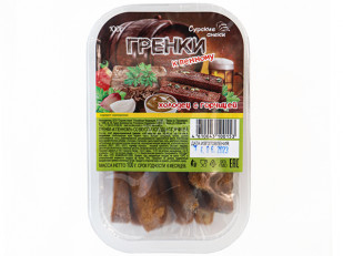 Арахис со вкусом васаби: Сурские гренки Холодец с горчицей (100 гр)