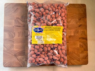 Рыба горячего копчения: Арахис в глазури со вкусом буженина с чесноком